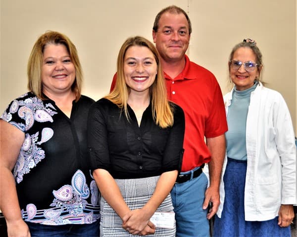 Adams Democrats Give Scholarship To Biglerville HS Graduate 1 081519 0120 AdamsDemocr1
