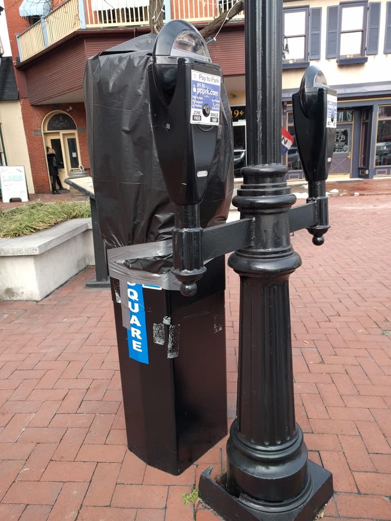 Gettysburg Ends Parking Kiosk Experiment 1 012920 0205 GettysburgE1