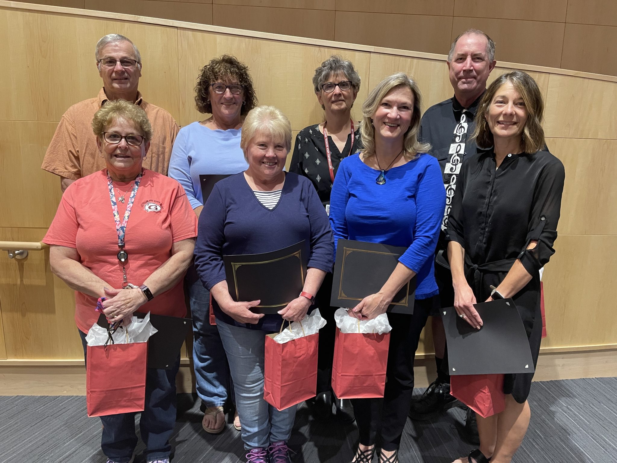 GASD honors retirees - Gettysburg Connection