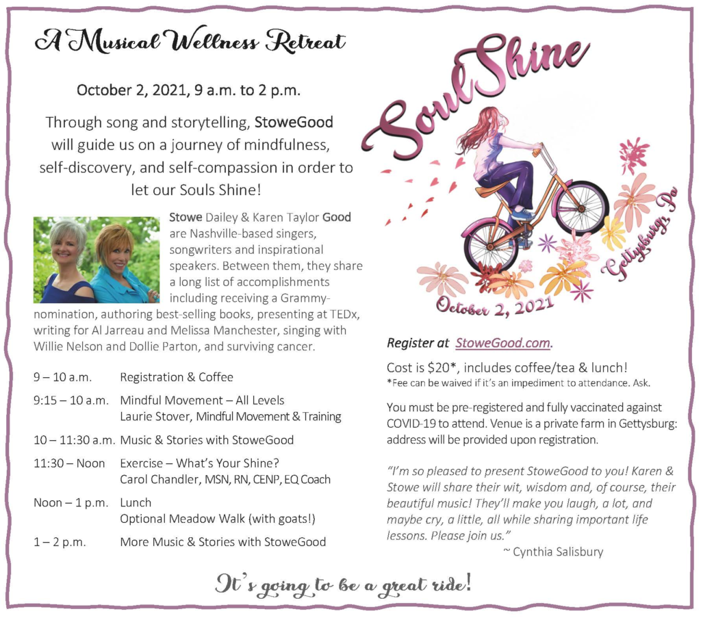 Musical wellness retreat SoulShine scheduled
