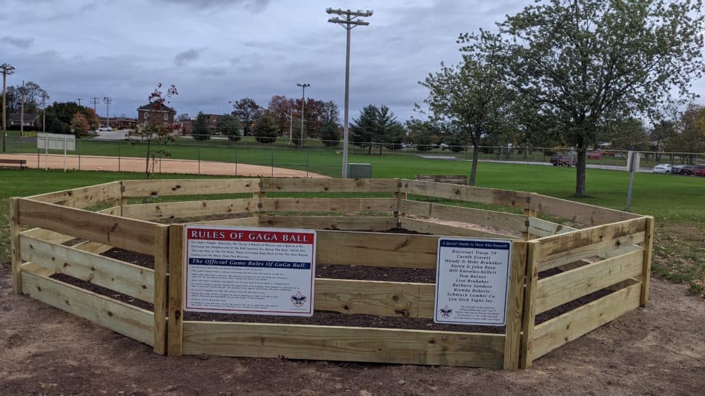gettysburg rec park gaga pit