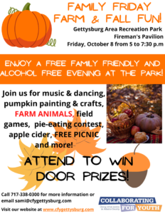 CFY will host family fall & farm fun event on Friday