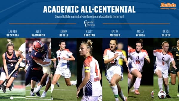 football centennial conference announces fall academic awards