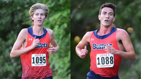 mens cross country mckeever elliott earn all region honors to lead bullets at regionals 1