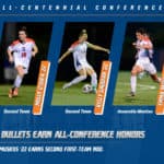 womens soccer five bullets earn all cc recognition 2