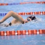 womens swimming falls to no 10 cmu