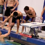 mens swimming gettysburg caps invitational on high note 5