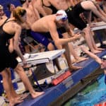 womens swimming bullets smash 400 free relay record 5