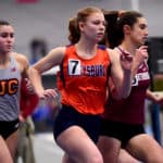womens track larzelere leads bullets at fm 2