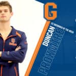 mens swimming proxmire earns cc weekly award