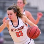 womens basketball gettysburg cruises past muhlenberg