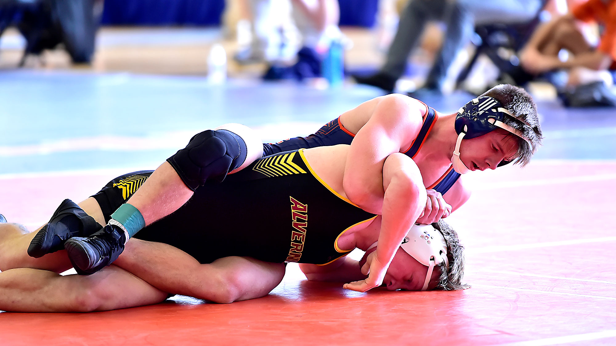 wrestling martin pins down win at messiah