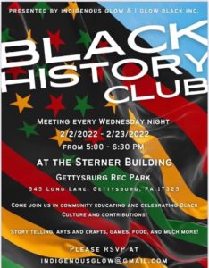 Celebrate Black History Month at the Gettysburg rec park