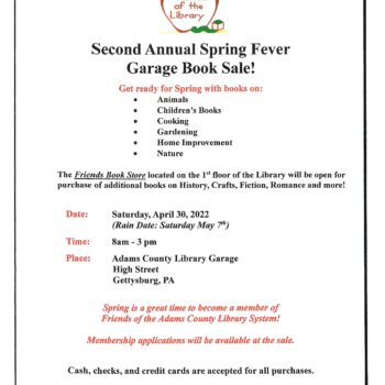 Garage Book Sale Flyer 1 1