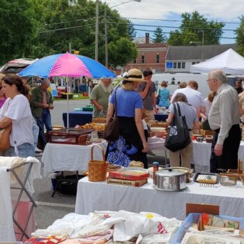 Browsing for treasures at Market on the Square