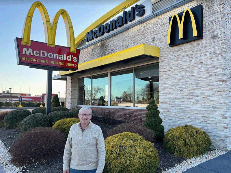 Emmett Patterson is retiring as owner of nine Gettysburg-area McDonald's.
