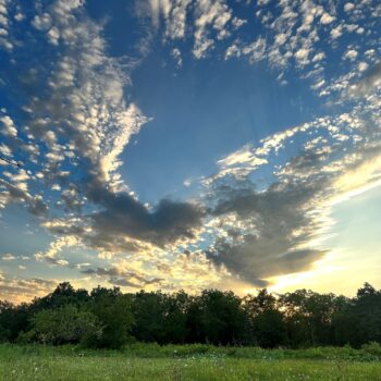 W Confederate sunset