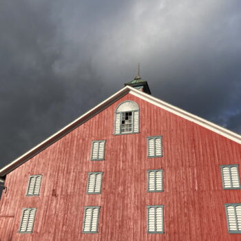 Storm Clouds and Barn