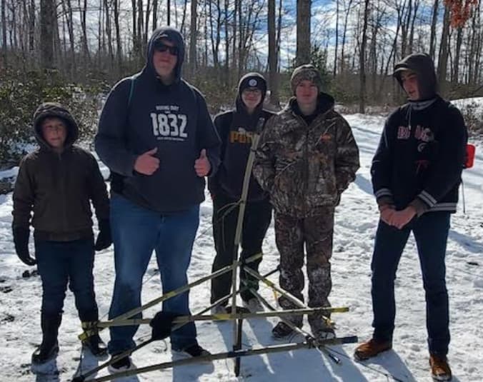 Scouts participate in Klondike Derby