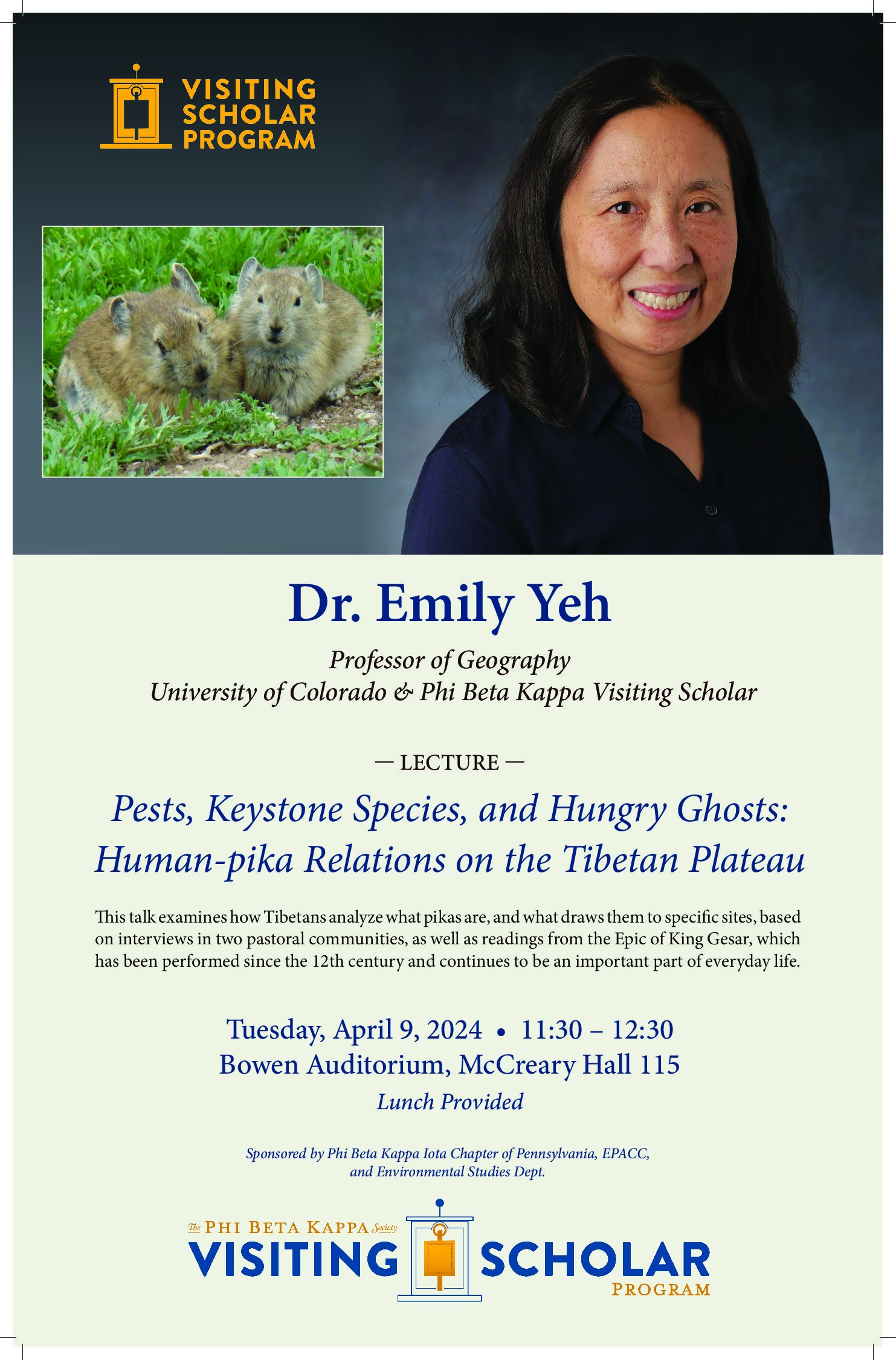 Phi Beta Kappa Visiting Scholar Visits Gettysburg