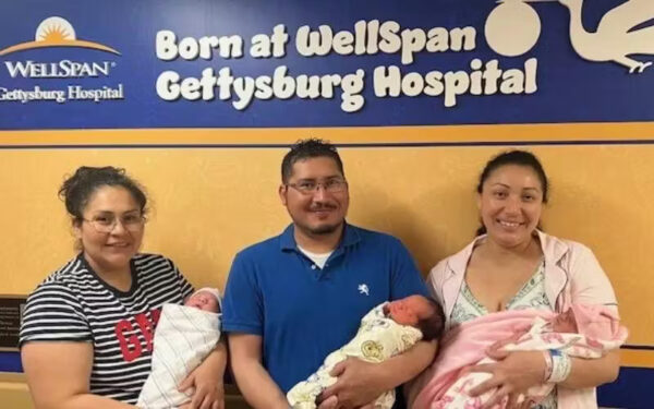 3 siblings have babies within 2 days at WellSpan Gettysburg Hospital