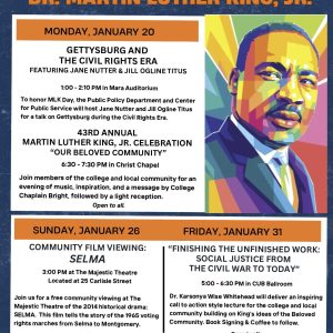 MLK 25 Full Program Poster