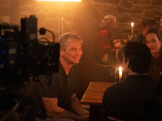 Bo Brinkman filiming at Dobbin House