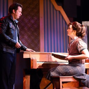 John Ashley Brown and Hannah Taylor in Beautiful at Totem Pole Playhouse