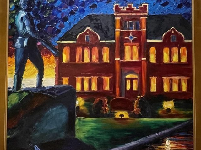 Aaron Ulish will display “First Cut: Color, Concrete, and Chaos” at ACAC