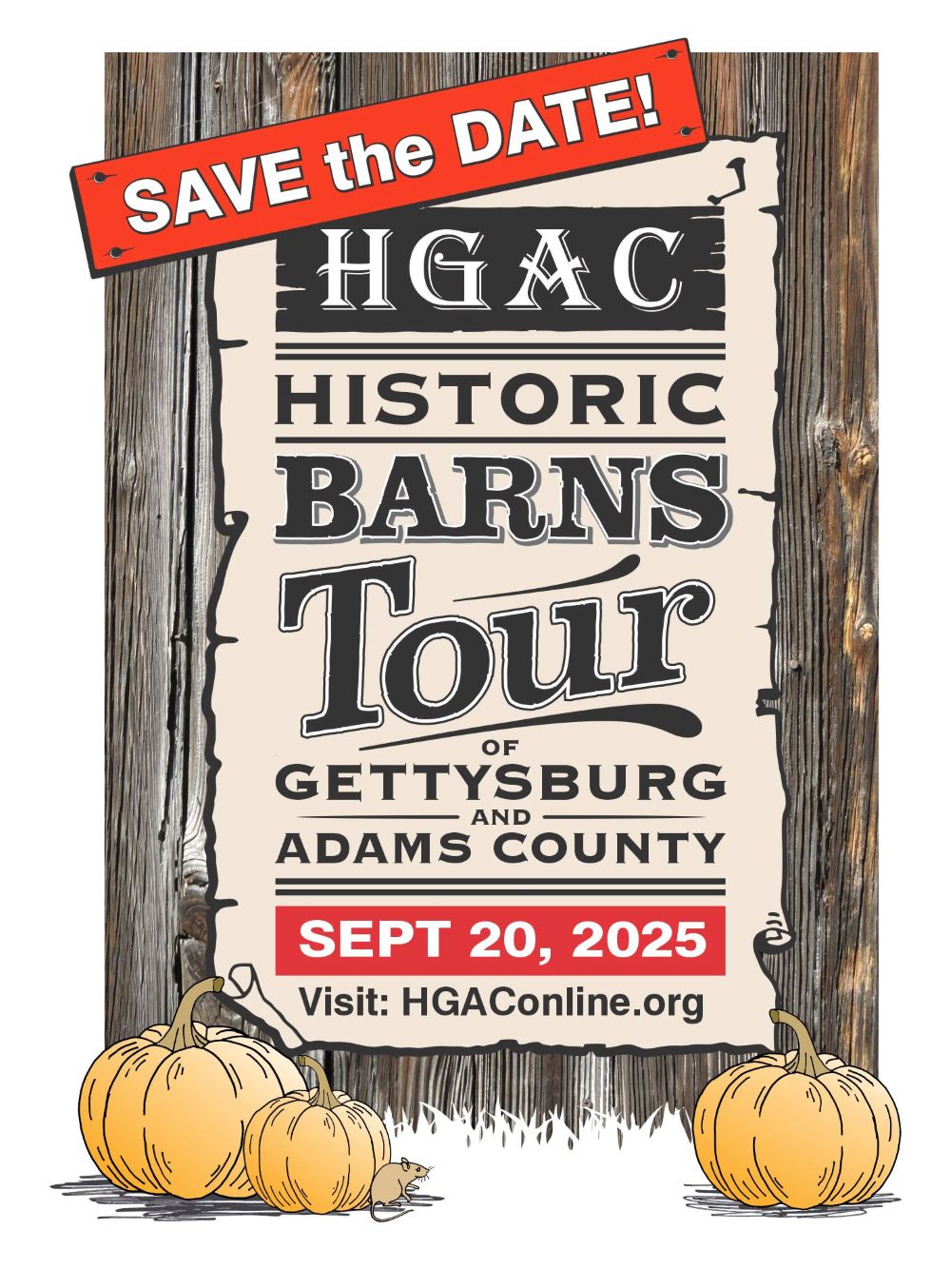 Barn Tour 2025 Logo for Celebrate Gettysburg