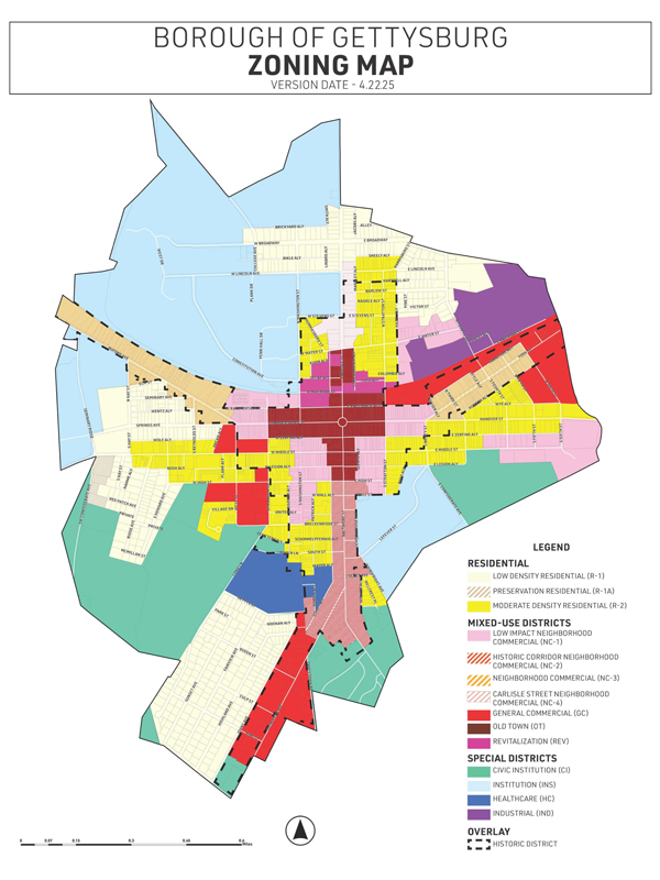 gettysburg connection zoning map