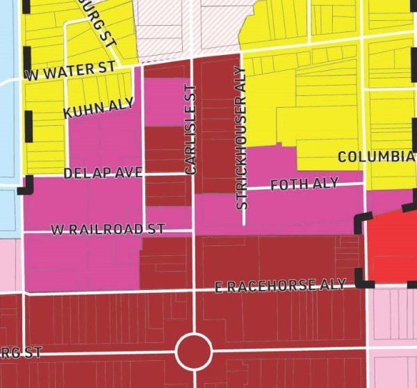 gettysburg connection zoning map
