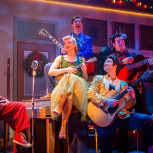 The Cast of Million Dollar Quartet Christmas Totem Pole Playhouse at The Majestic Theatre Gettysburg