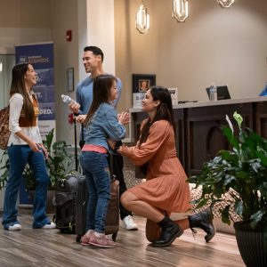 Visitors at hotel credit Destination Gettysburg