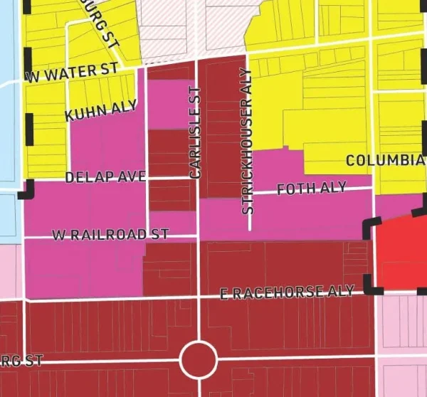 gettysburg connection zoning map