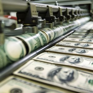 medium vecteezy close up of a high speed printing press producing us dollar 48008796 medium