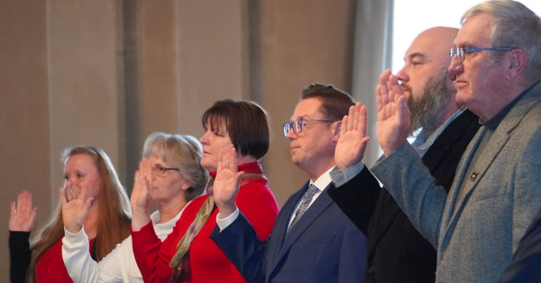swearing in