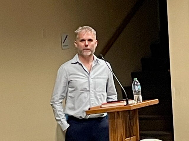Gettysburg native Christopher Mathias returns home to discuss fascism, antifascism, and democracy