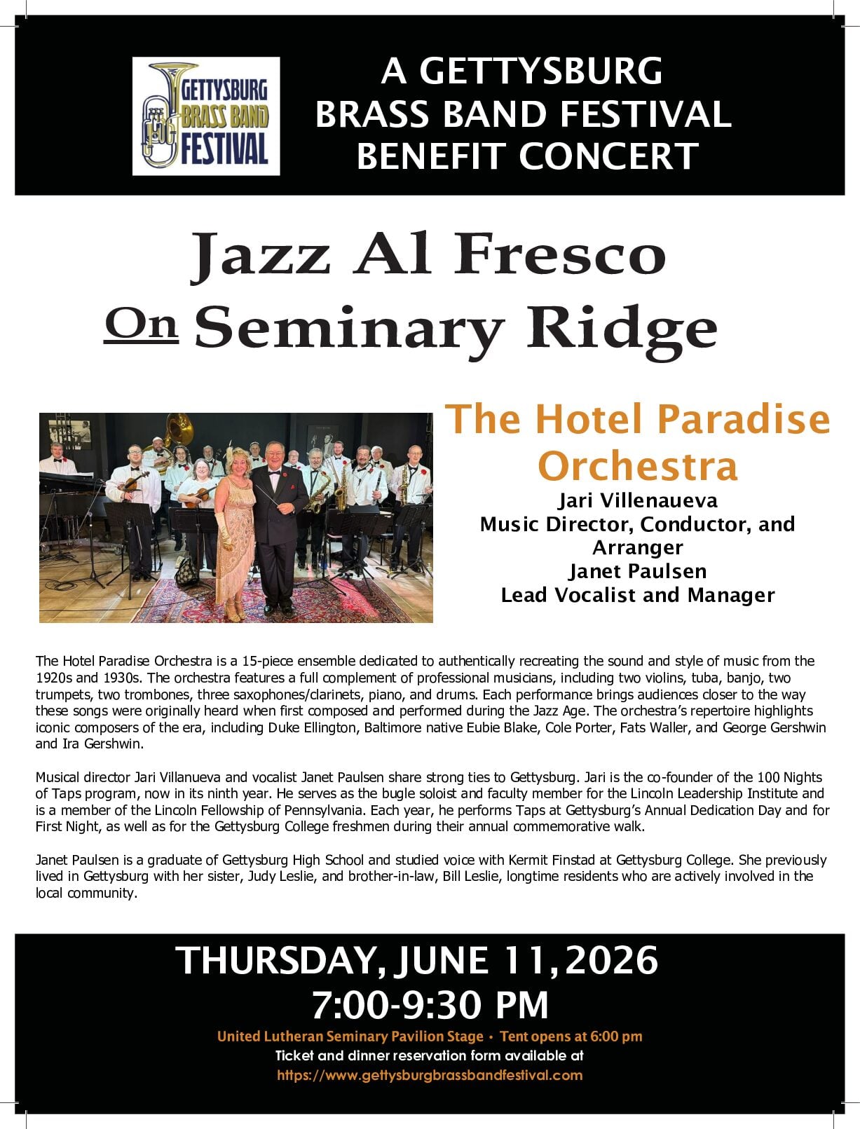 Jazz Al Fresco set for Brass Band benefit concert