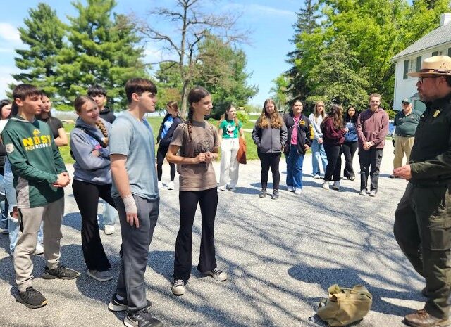 Biglerville High School students research soldier in Gettysburg National Cemetery