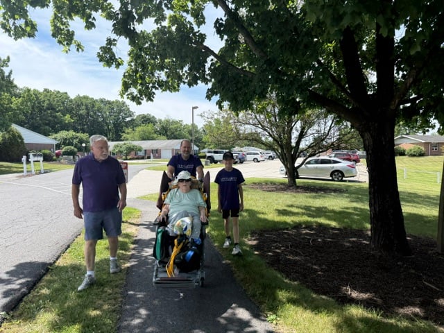 Community members walk to raise  Alzheimer’s awareness