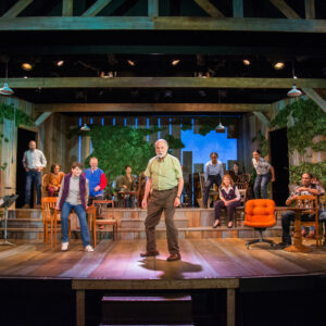 Ray Frewen leads The Company of Come From Away at Totem Pole Playhouse Photo Credit Andy Smetzer Photography