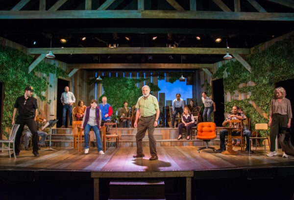 Ray Frewen leads The Company of Come From Away at Totem Pole Playhouse Photo Credit Andy Smetzer Photography