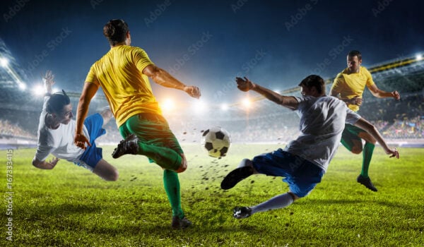Soccer best moments. Mixed media