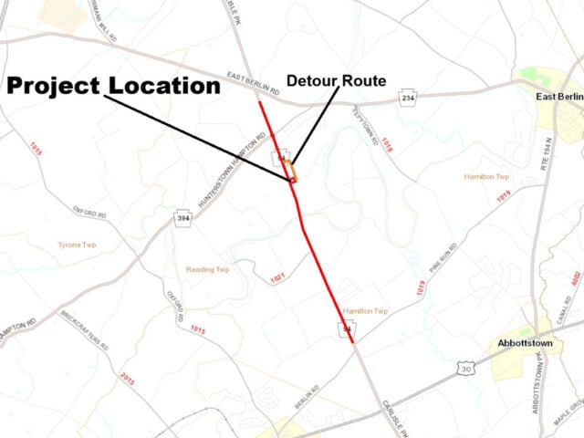 Browns Dam Road to be closed and detoured