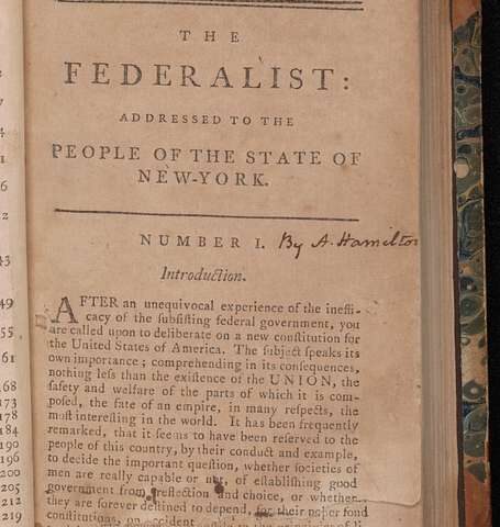 Federalist Papers: Madison and Hamilton Explain the Constitution.