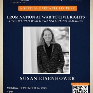 Susan Eisenhower Lecture poster