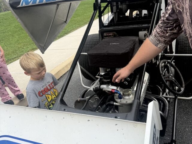 Upper Adams students explore STEM through racing lesson with Mickley Motorsports