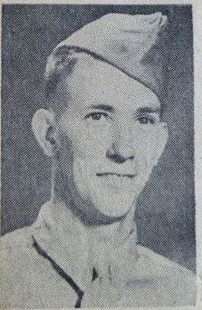 Portrait of Parker E. Prosser in his Army cap